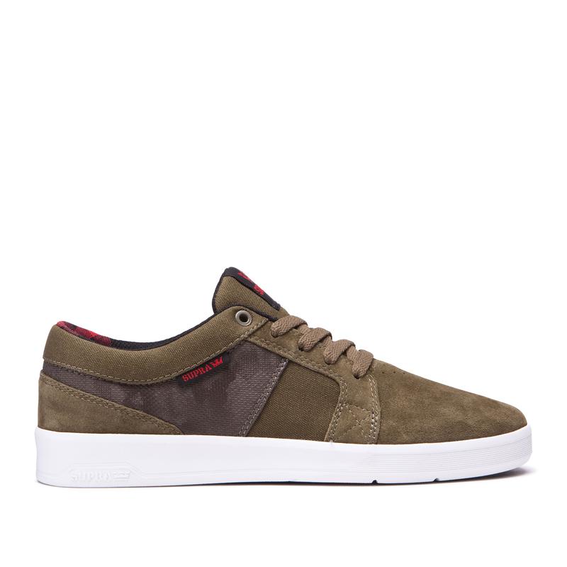 Supra INETO Sneaker Low Damen Olivgrün Lagerverkauf XBMIG6825